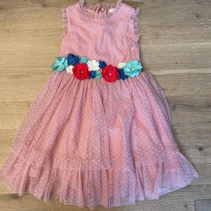 Mini Boden Pink Tulle Dress